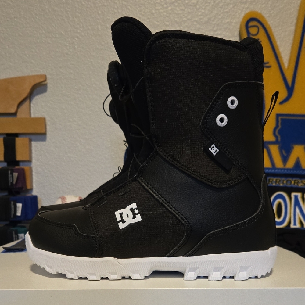 DC Kids Black and White Winter Boots